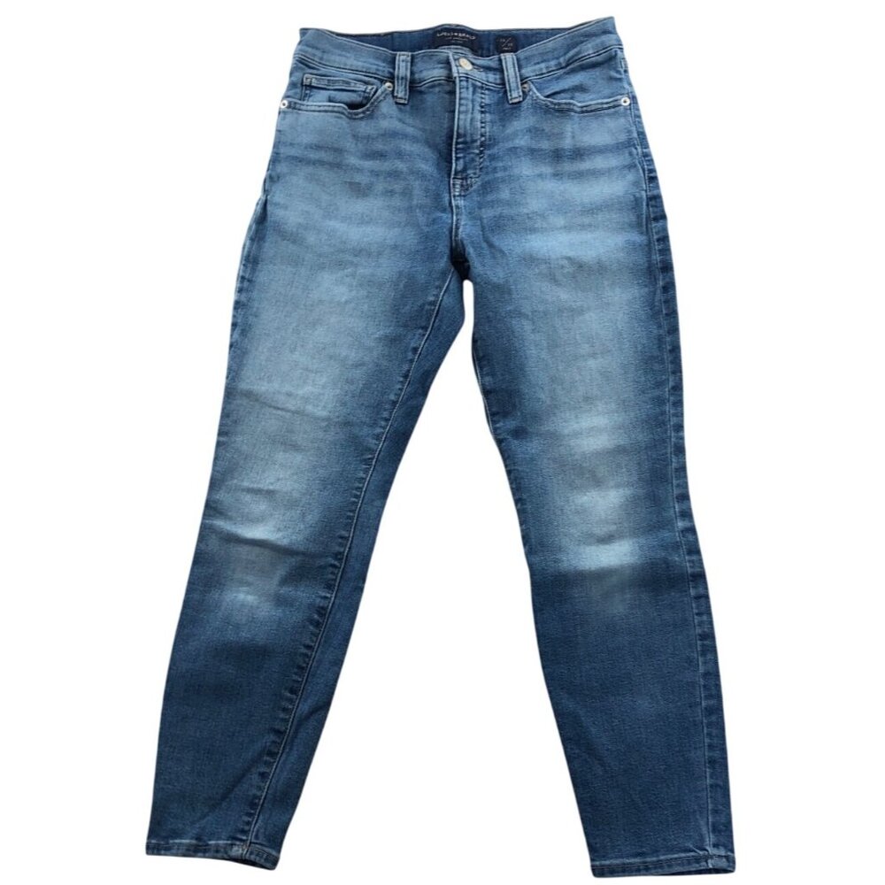 Lucky Brand Womens Ava Jeans Size 10/30 Blue Denim Mid Rise Skinny Ankle Casual